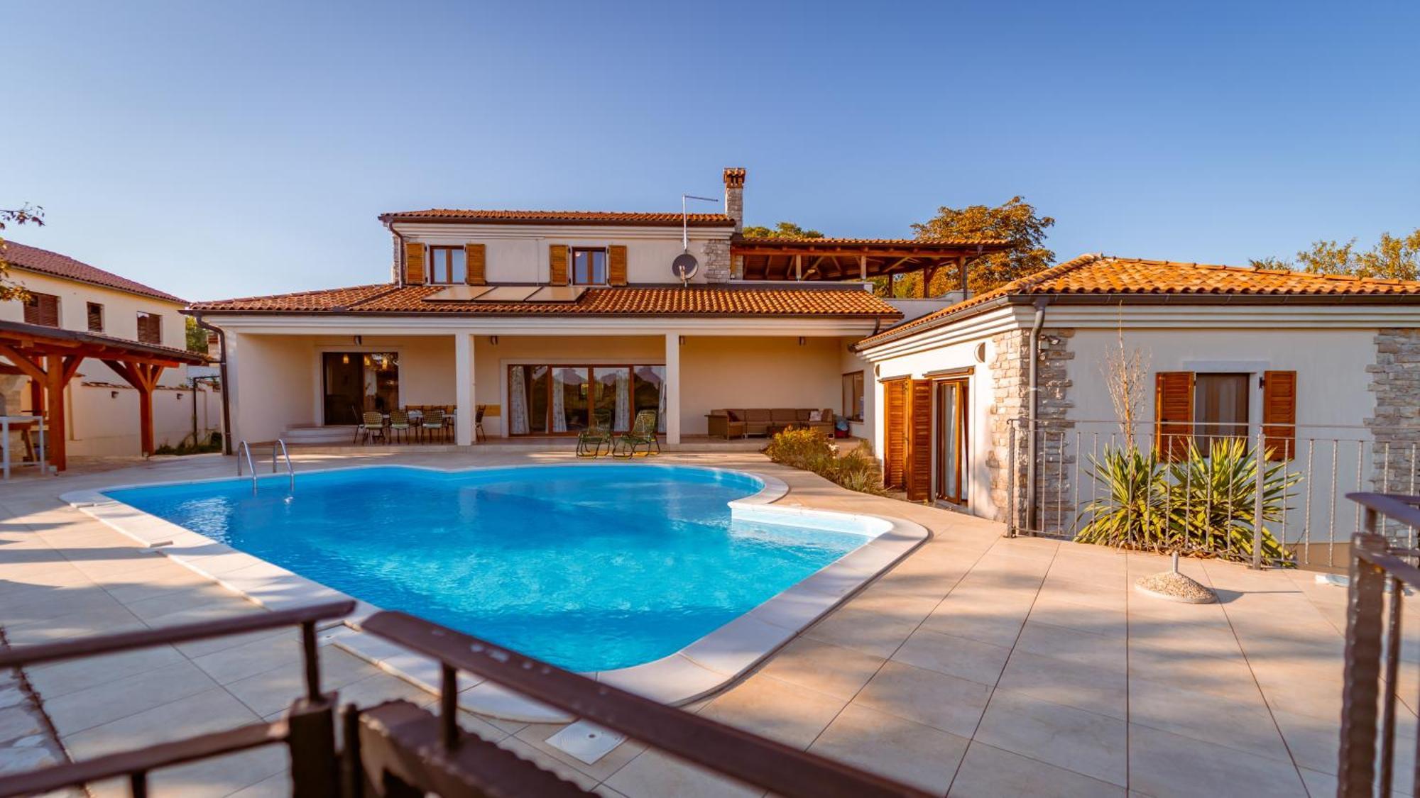 Villa Arton Heated Swimming-Pool Žminj Екстериор снимка