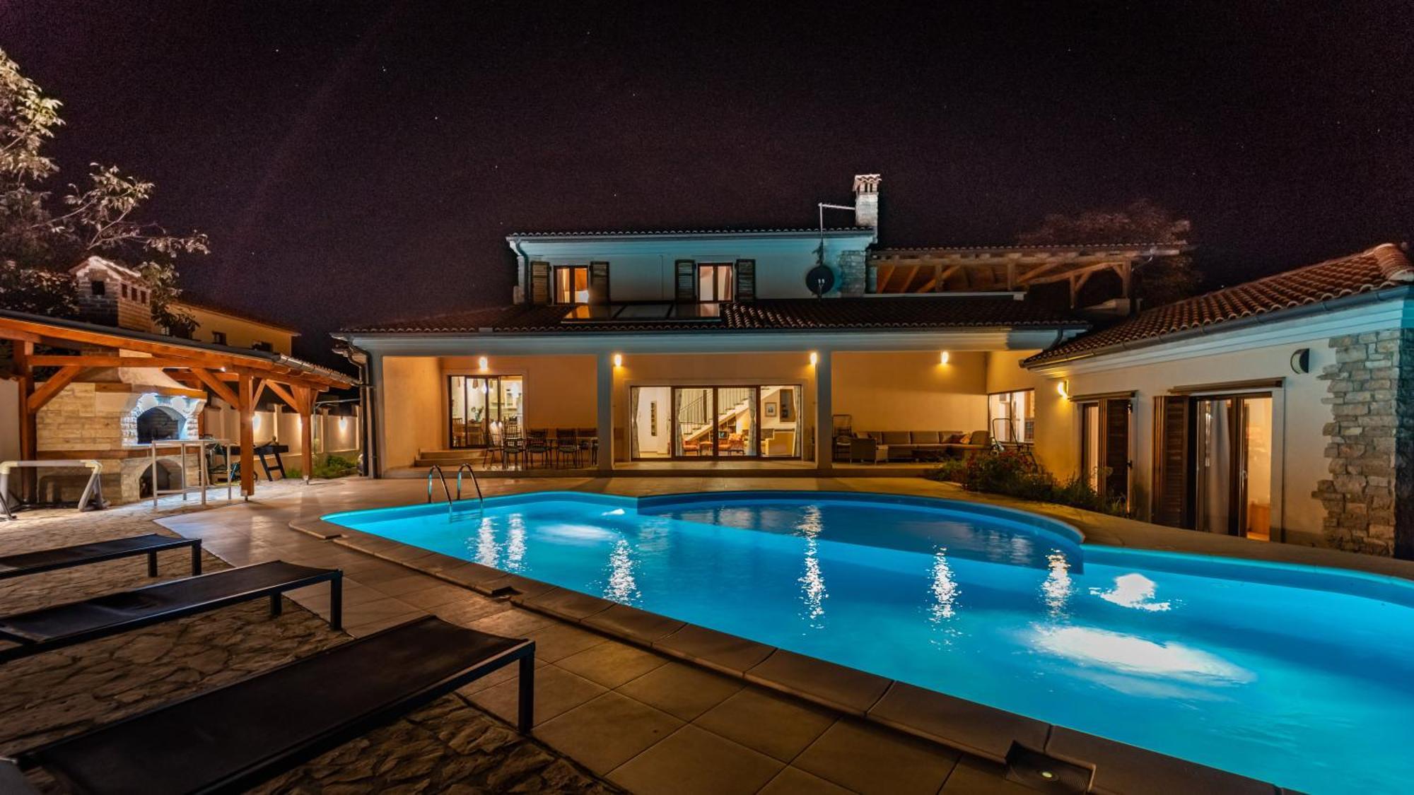 Villa Arton Heated Swimming-Pool Žminj Екстериор снимка