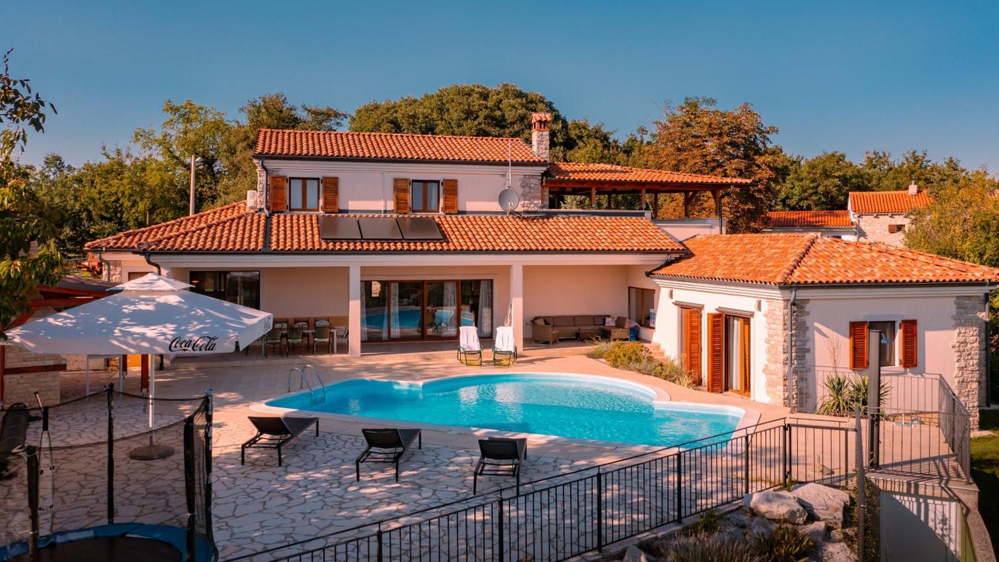 Villa Arton Heated Swimming-Pool Žminj Екстериор снимка
